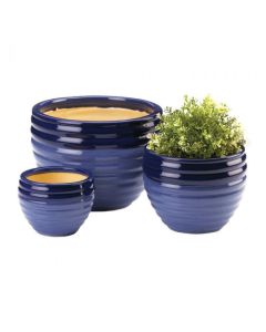 DUO BLUE TONE PLANTER TRIO